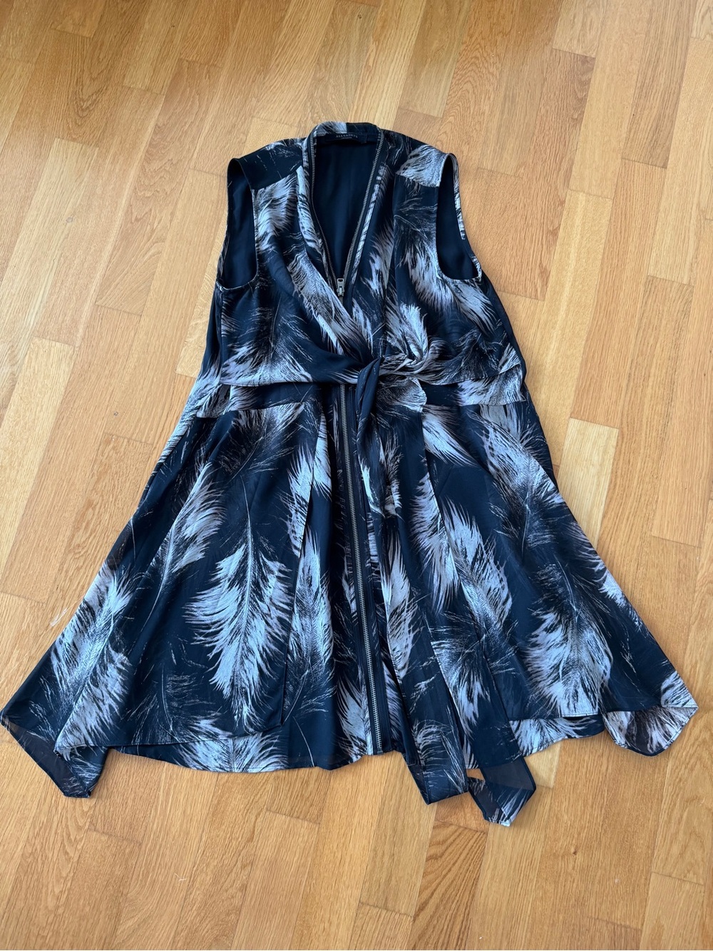 ALLSAINTS Jayda feather dress 🪶